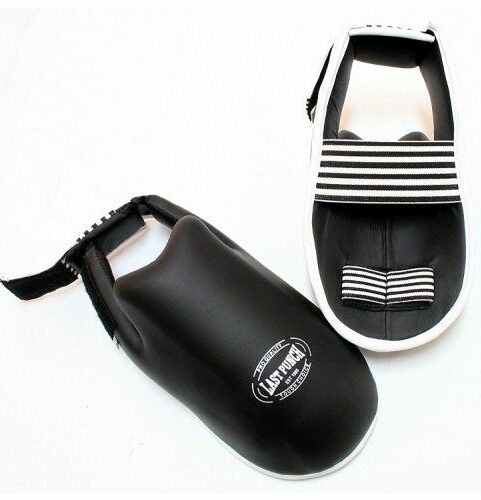 BLACK FIGHTING FOOT GUARDS/PROTECTOR FOOT PAD TRAINING