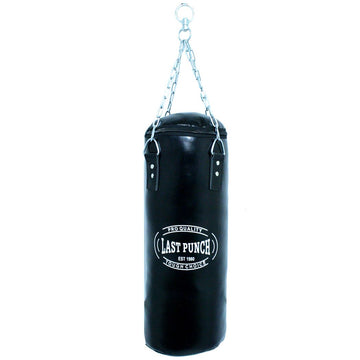 PUNCHING BAG LAST PUNCH HEAVY DUTY BLACK – MEDIUM W/CHAINS