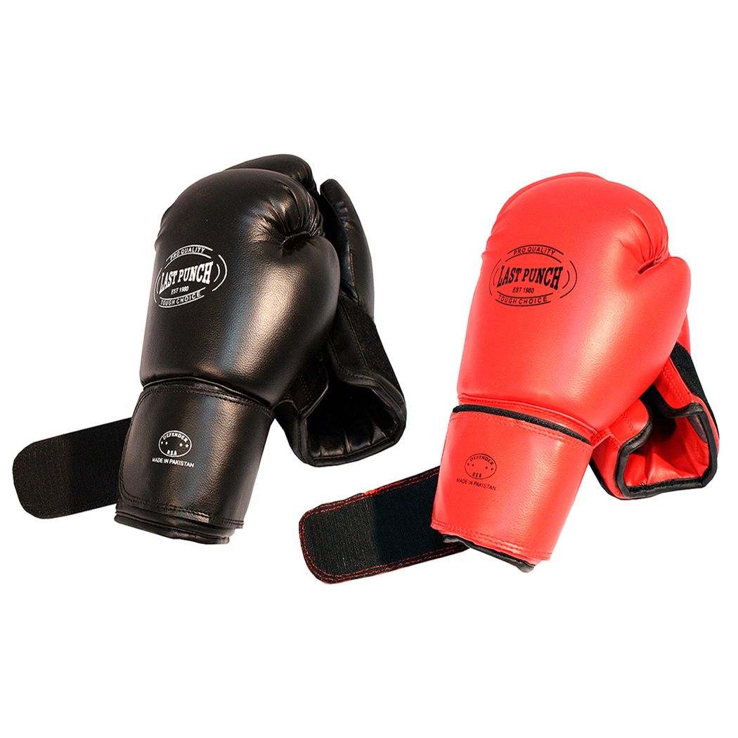 BOXING GLOVE 16 OZ PRO QUALITY LAST PUNCH BLACK