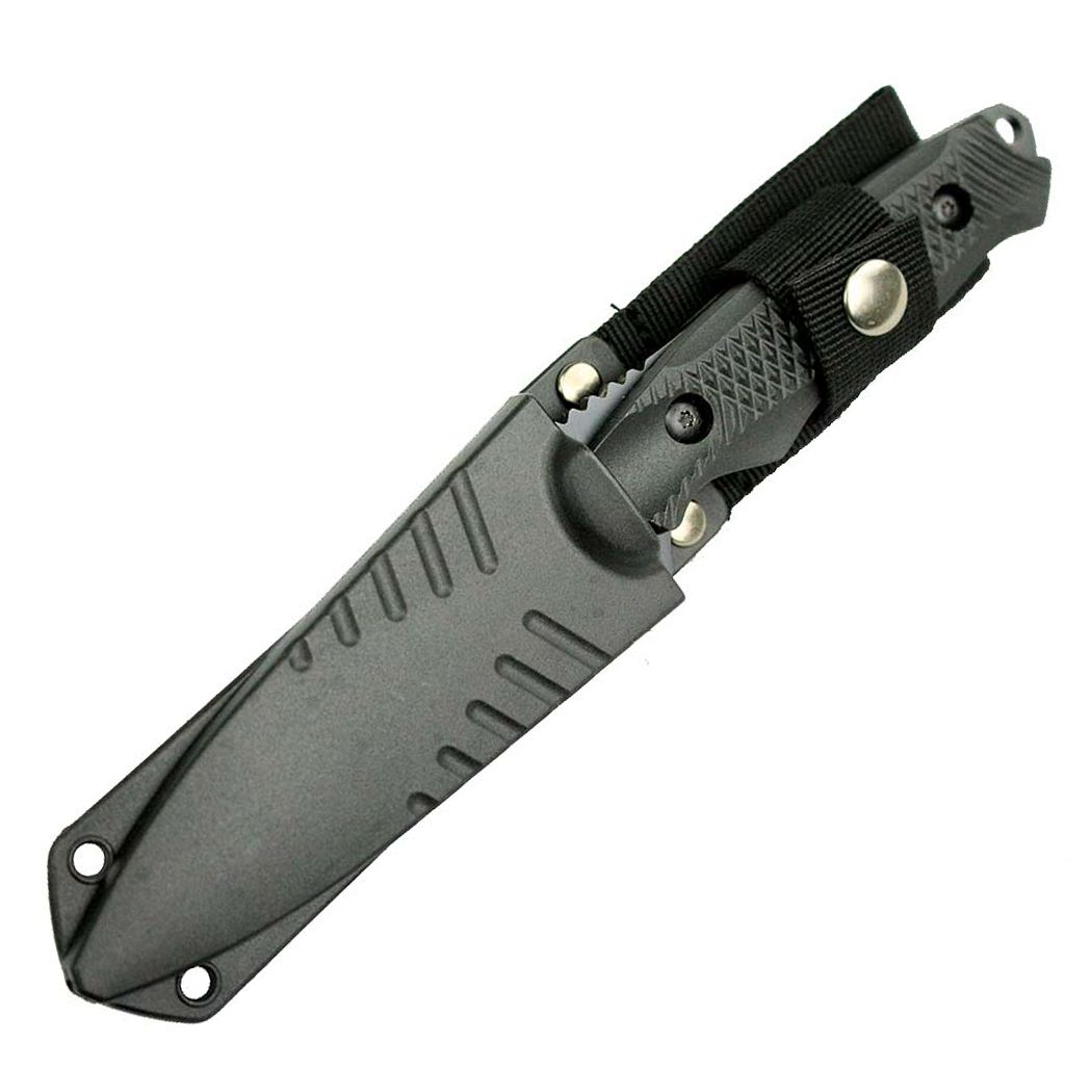 NAVAJA DEFENDER XTREME 8PL GUT HOOK HUNTING W/SHEATH BLACK - vista 2