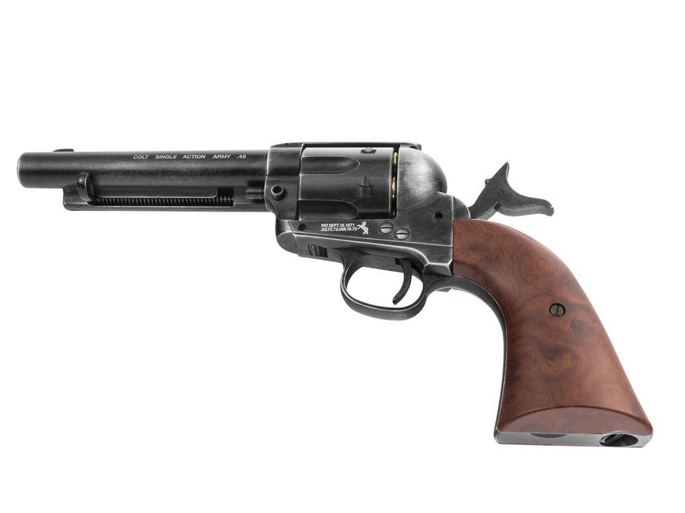 REVOLVER UMAREX PEACEMARKER COLT SINGLE ACTION 4.5MM BB – ANTIQUE FINISH - vista 4