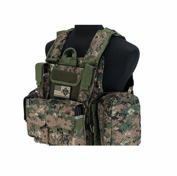 TACTICAL VEST MATRIX USMC STYLE CIRAS TYPE FORCE RECON – DIGITAL WOODLAND