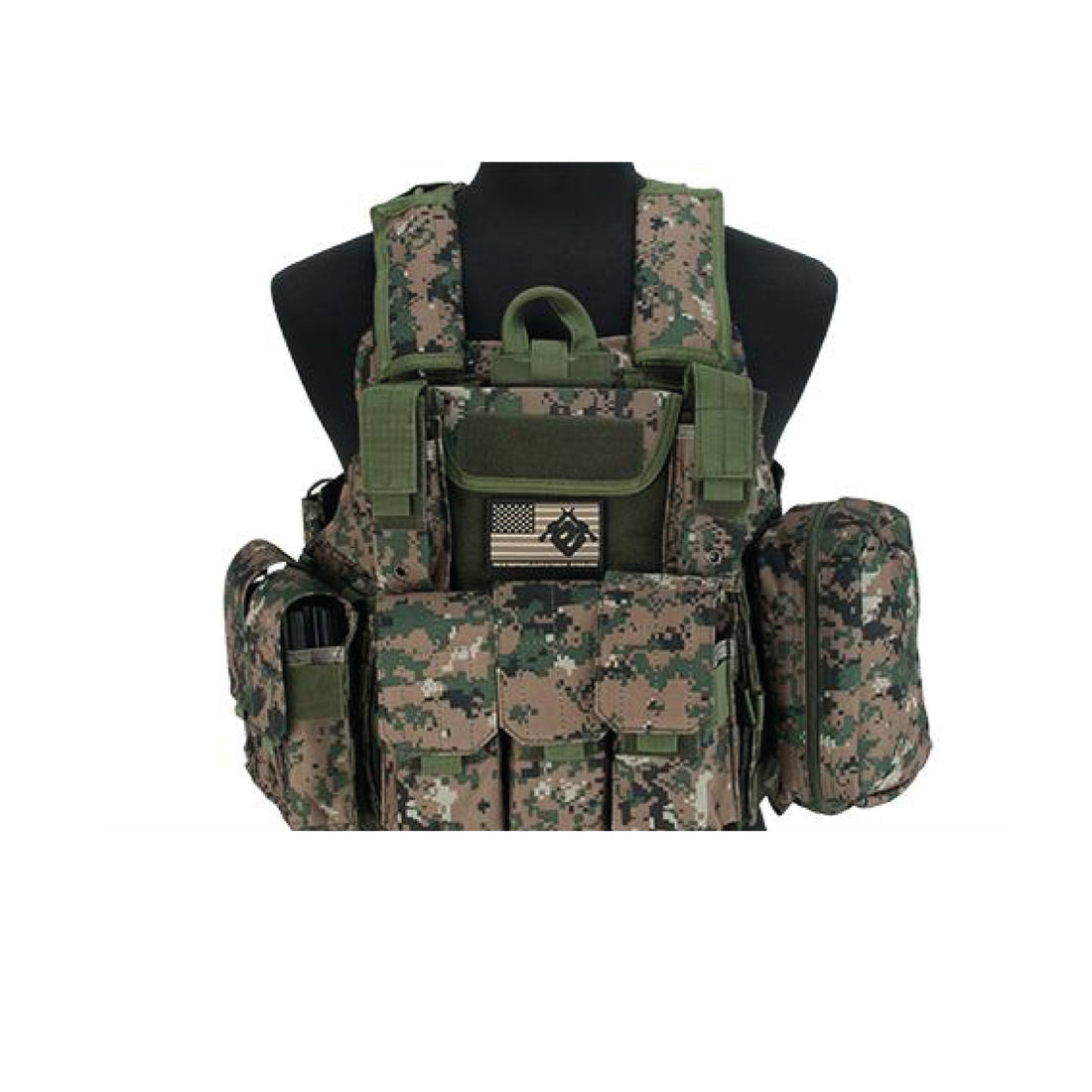 TACTICAL VEST MATRIX USMC STYLE CIRAS TYPE FORCE RECON – DIGITAL WOODLAND