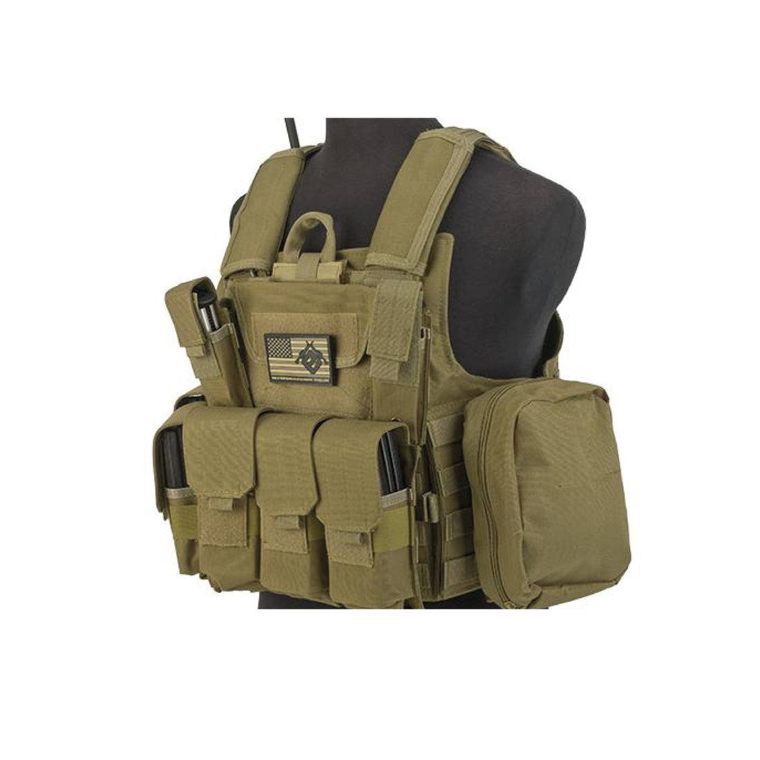 TACTICAL VEST MATRIX USMC STYLE CIRAS TYPE FORCE RECON – DESERT TAN