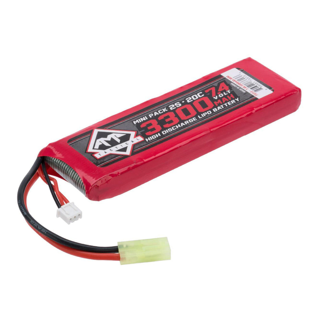 BATERIA AIRSOFT AMP TACTICAL 7.4V 3300MAH 2S 20C MINI LIPO