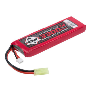 BATERIA AIRSOFT AMP TACTICAL 7.4V 3300MAH 2S 20C MINI LIPO