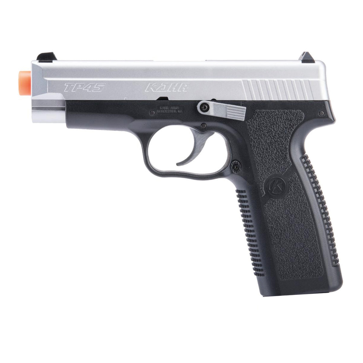 PISTOLA AIRSOFT CYBERGUN KAHR ARMS TP45 FULL SIZE – SILVER