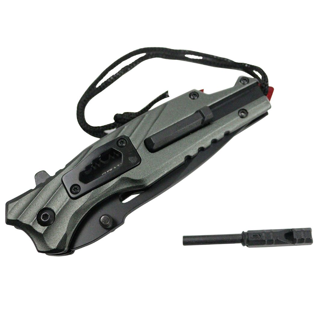 NAVAJA DEFENDER TACTICAL OLIVE GREEN SPRING ASSISTED FOLDING STAINLESS STEEL - vista 2