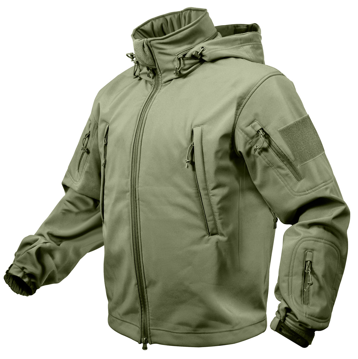 JACKET ROTHCO SPECIAL OPS TACTICAL SOFT SHELL – OLIVE DRAB TALLA M - vista 2