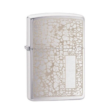 ZIPPO SPRING SPECIAL BRUSHED CHROME LASER ENGRAVE SUDS