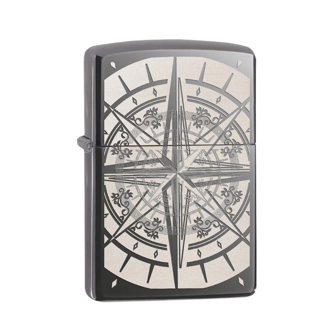 ZIPPO CHOICE COMPASS BLACK ICE LASER ENGRAVE/AUTO ENGRAVE