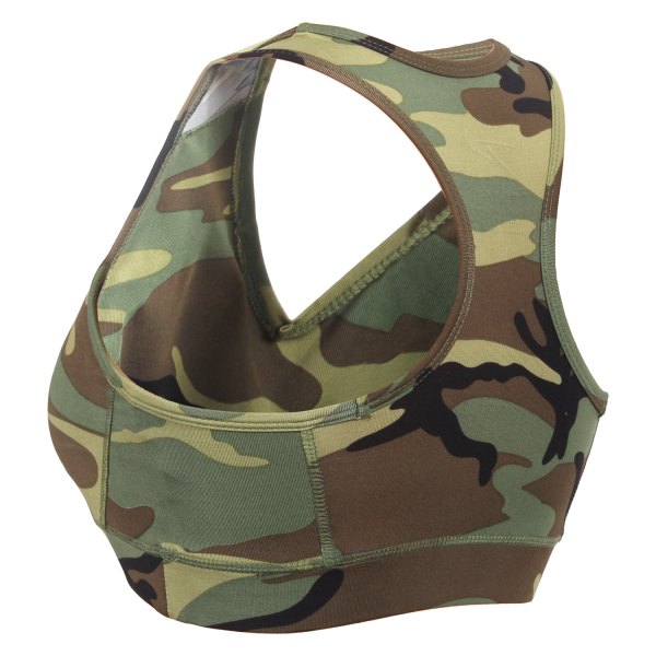 ROTHCO CAMO WORKOUT PERFORMANCE SPORTS BRA-WDLND TALLA S - vista 2