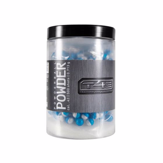 T4E POWDER BALL .43 BLUE/WHITE – 500 COUNT  (TALCO)