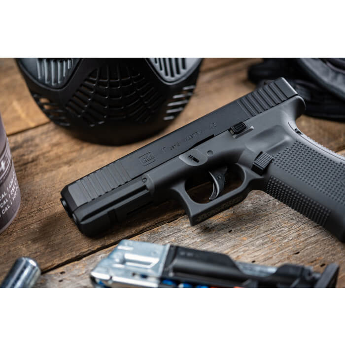 PISTOLA PAINTBALL UMAREX GLOCK G17 GEN 5 T4E .43 – BLACK STANDARD EDITION - vista 8