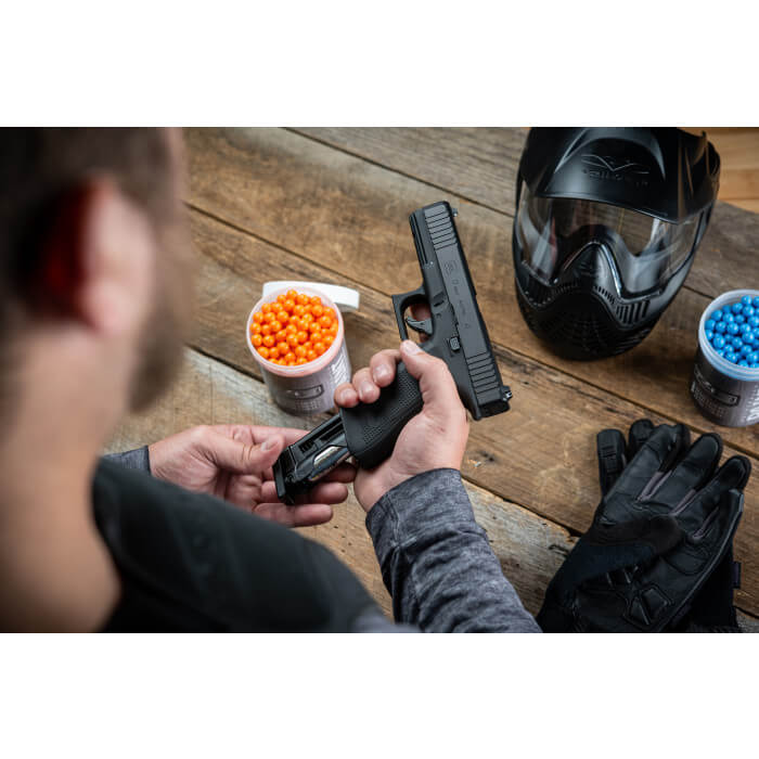 PISTOLA PAINTBALL UMAREX GLOCK G17 GEN 5 T4E .43 – BLACK STANDARD EDITION - vista 7