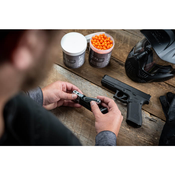 PISTOLA PAINTBALL UMAREX GLOCK G17 GEN 5 T4E .43 – BLACK STANDARD EDITION - vista 5