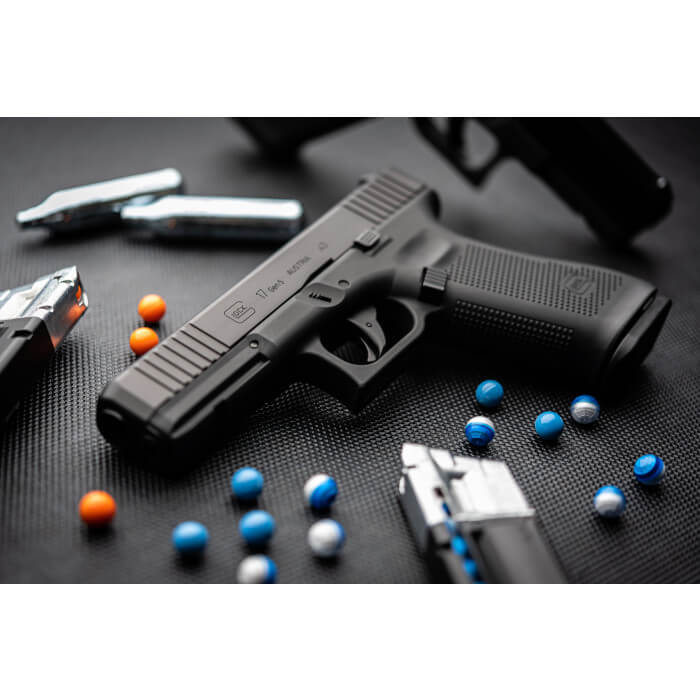 PISTOLA PAINTBALL UMAREX GLOCK G17 GEN 5 T4E .43 – BLACK STANDARD EDITION - vista 6