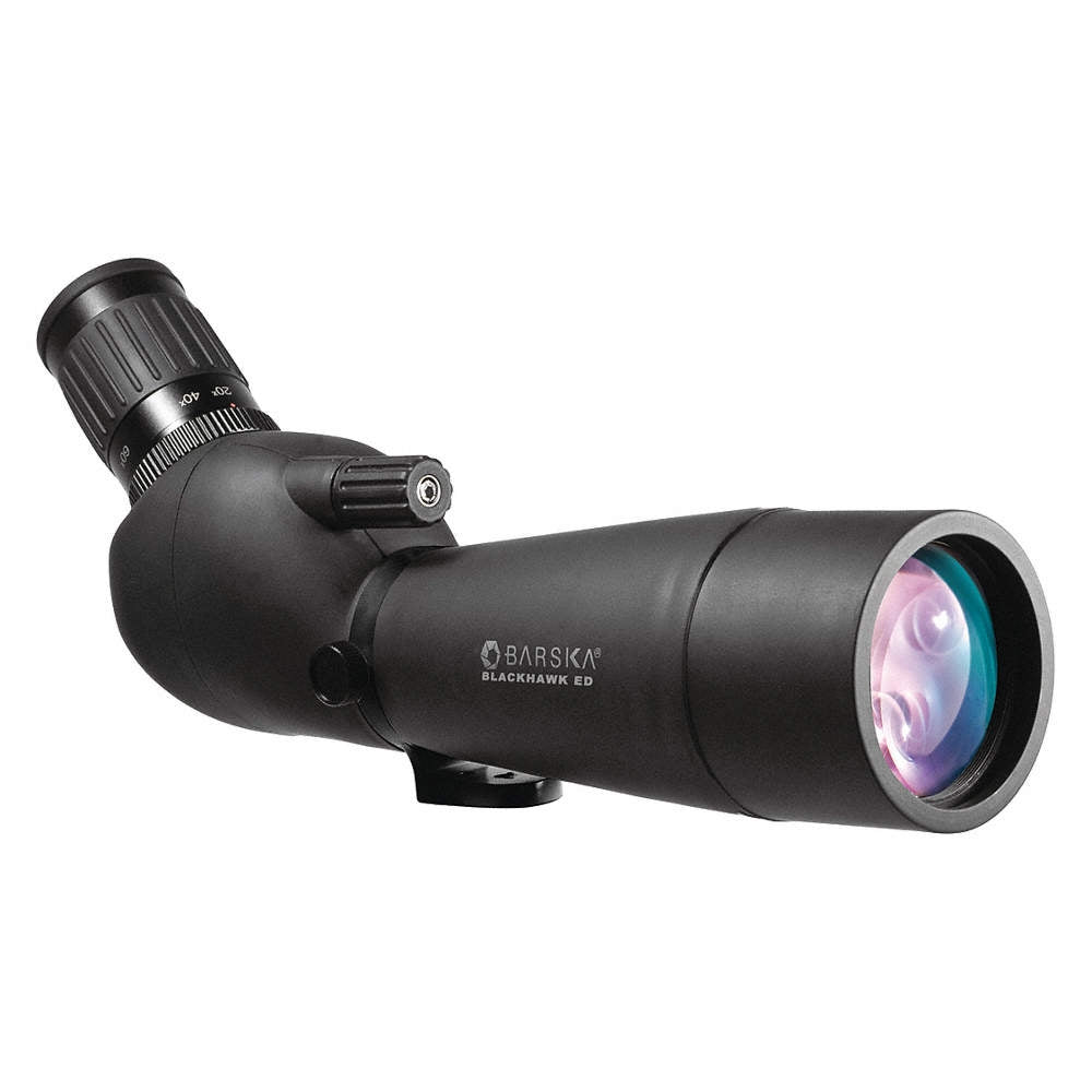 TELESCOPIO BARSKA 20-60X60 WATERPROOF BLACKHAWK ED SPOTTING SCOPE ANGLED - vista 2