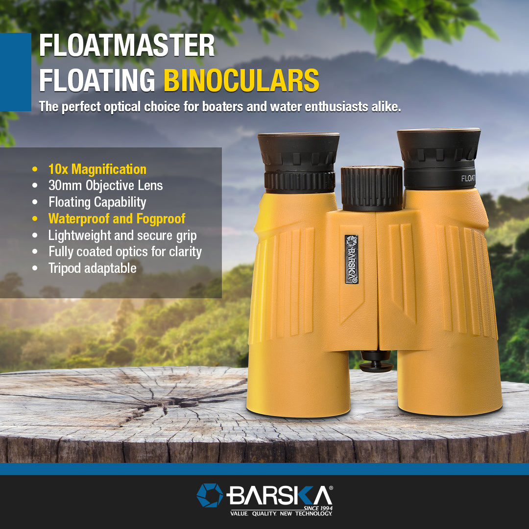 BINOCULAR BARSKA 10X30 WP FLOATMASTER FLOATING – BLUE LENS - vista 4