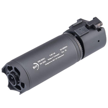 ASG B&T LICENSED ROTEX-V QD MOCK SUPPRESSOR – BLACK/COMPACT