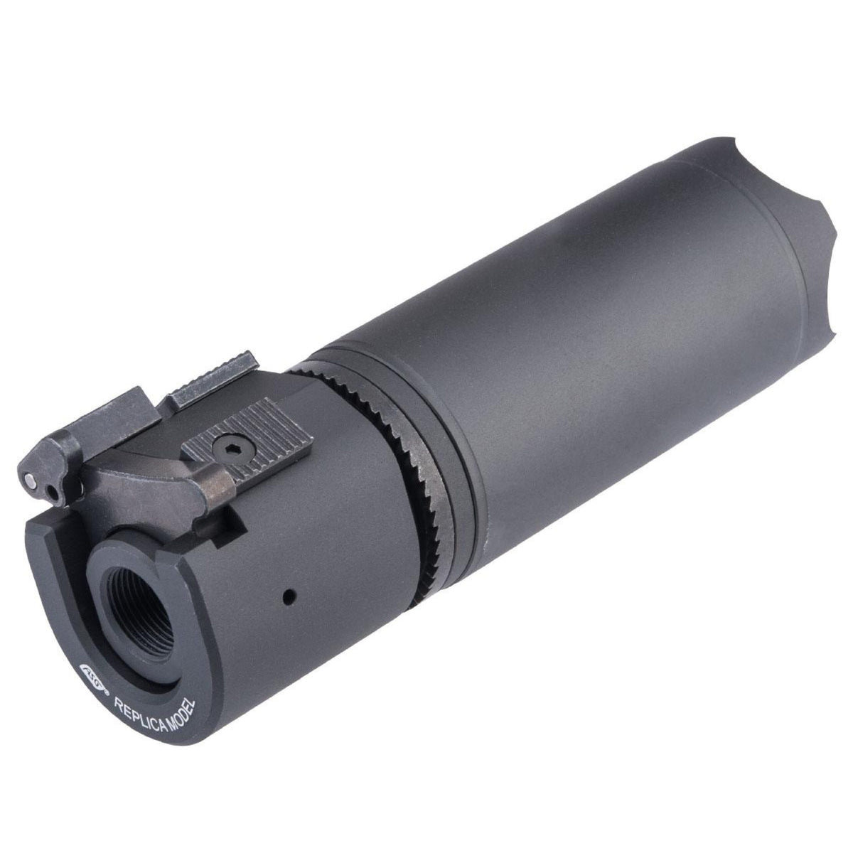 ASG B&T LICENSED ROTEX-V QD MOCK SUPPRESSOR – BLACK/COMPACT - vista 2