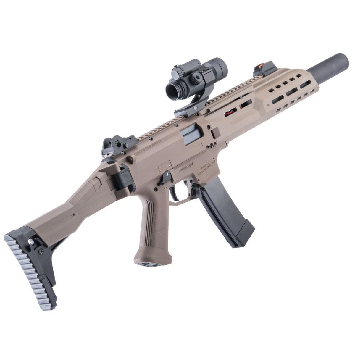RIFLE AIRSOFT ASG CZ SCORPION EVO 3 A1 – MODEL: BET CARBINE/DARK EARTH - vista 3