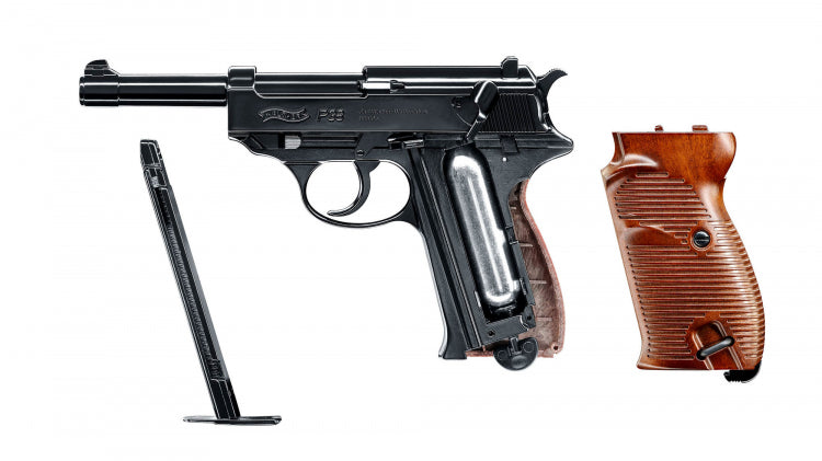 PISTOLA UMAREX WALTHER P38 4.5MM BB CO2 – BLACK - vista 3