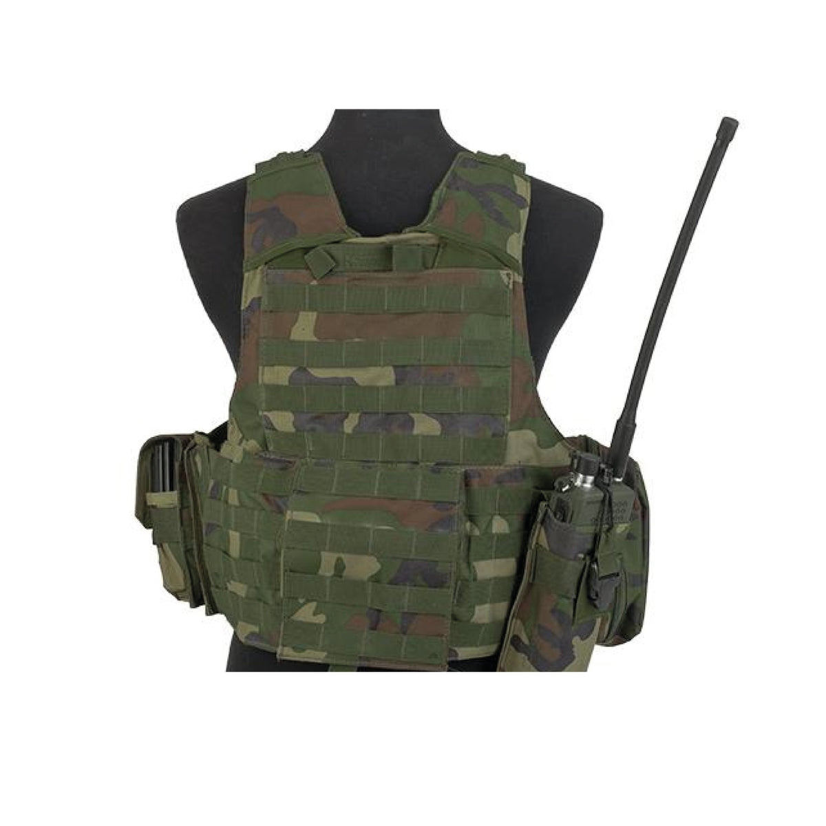 TACTICAL VEST MATRIX USMC STYLE CIRAS TYPE FORCE RECON – WOODLAND - vista 2