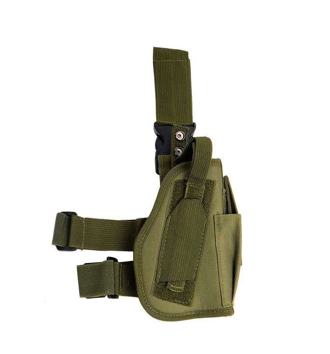 FIREPOWER UNIVERSAL DROP LEG HOLSTER OD GREEN POLYBAG