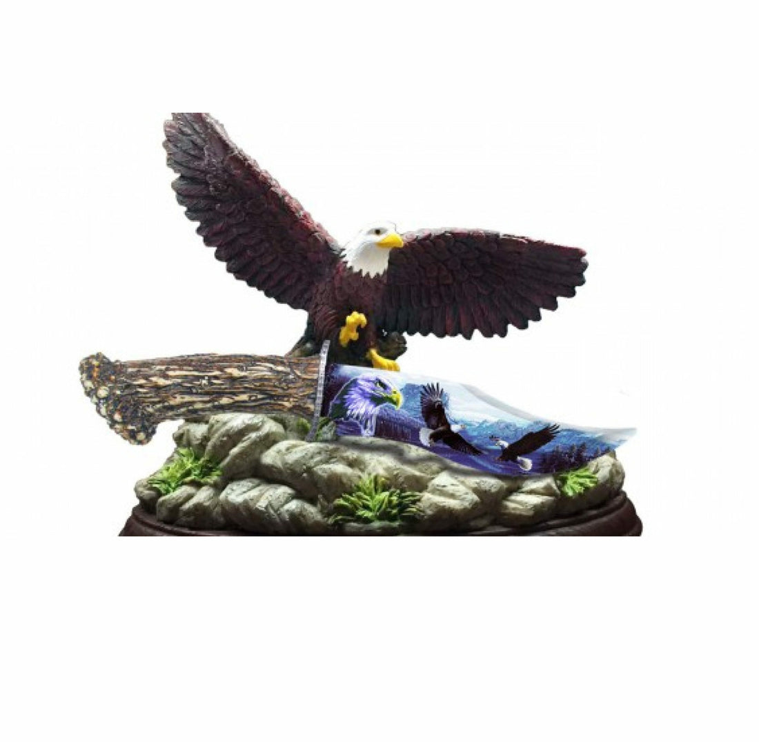 JAGUAR EAGLE FANTASY KNIFE RESIN ART BLADE WITH STAND