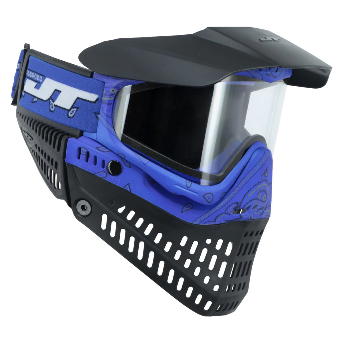 MASCARA JT SPECTRA PROFLEX LE BANDANA BLUE W/ CLEAR + SMOKE LENS THERMAL - vista 2