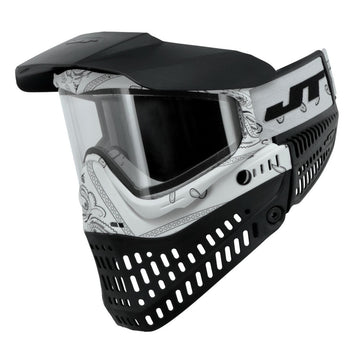 MASCARA JT SPECTRA PROFLEX LE BANDANA WHITE W/ CLEAR + SMOKE LENS THERMAL