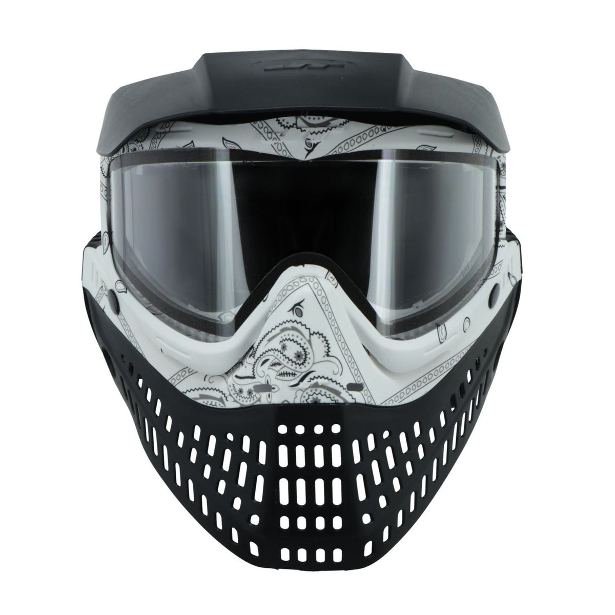 MASCARA JT SPECTRA PROFLEX LE BANDANA WHITE W/ CLEAR + SMOKE LENS THERMAL - vista 4