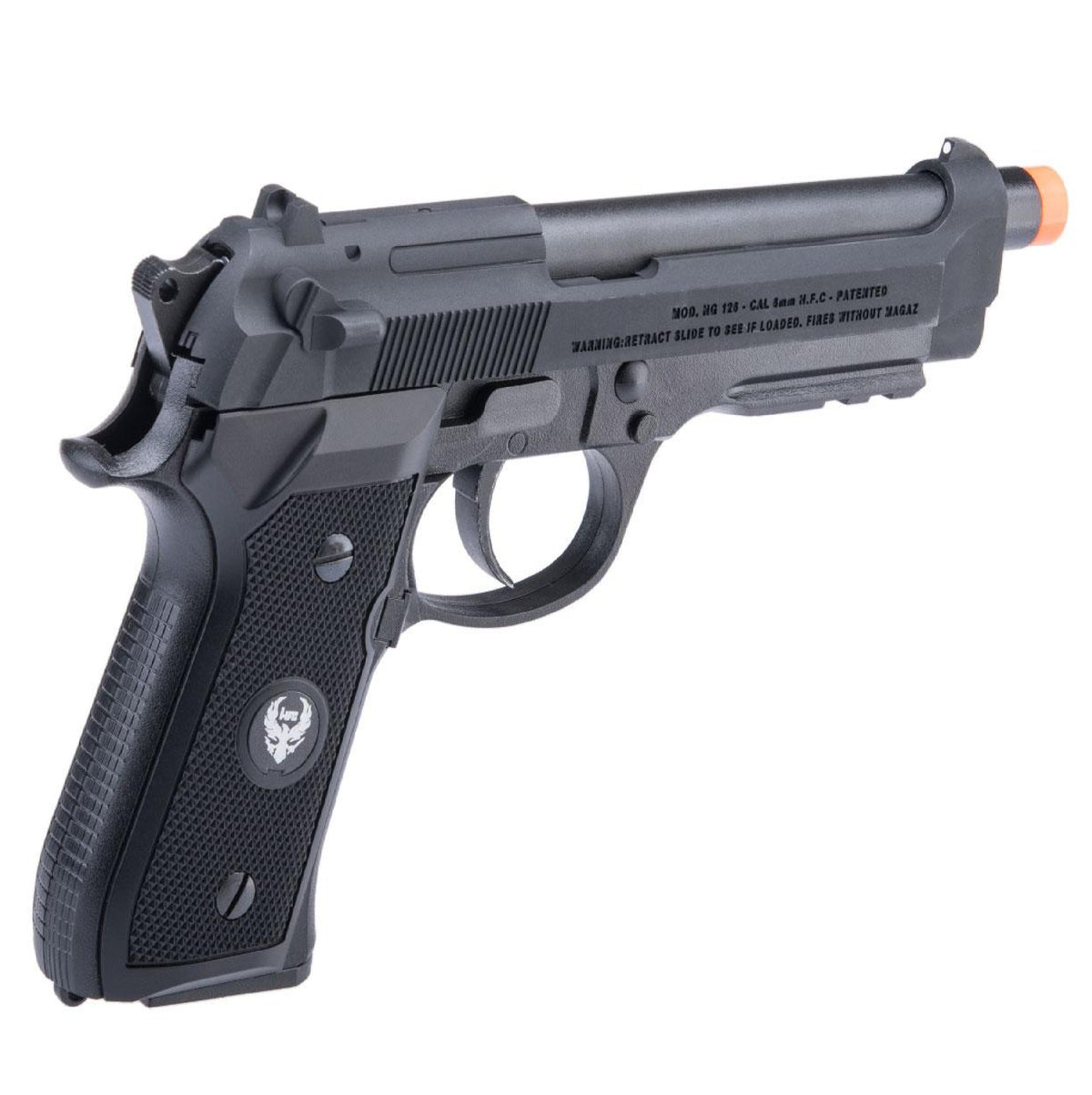 PISTOLA AIRSOFT MATRIX MOLON LABE M92 GREEN NON BLOWBACK 6MM - vista 3