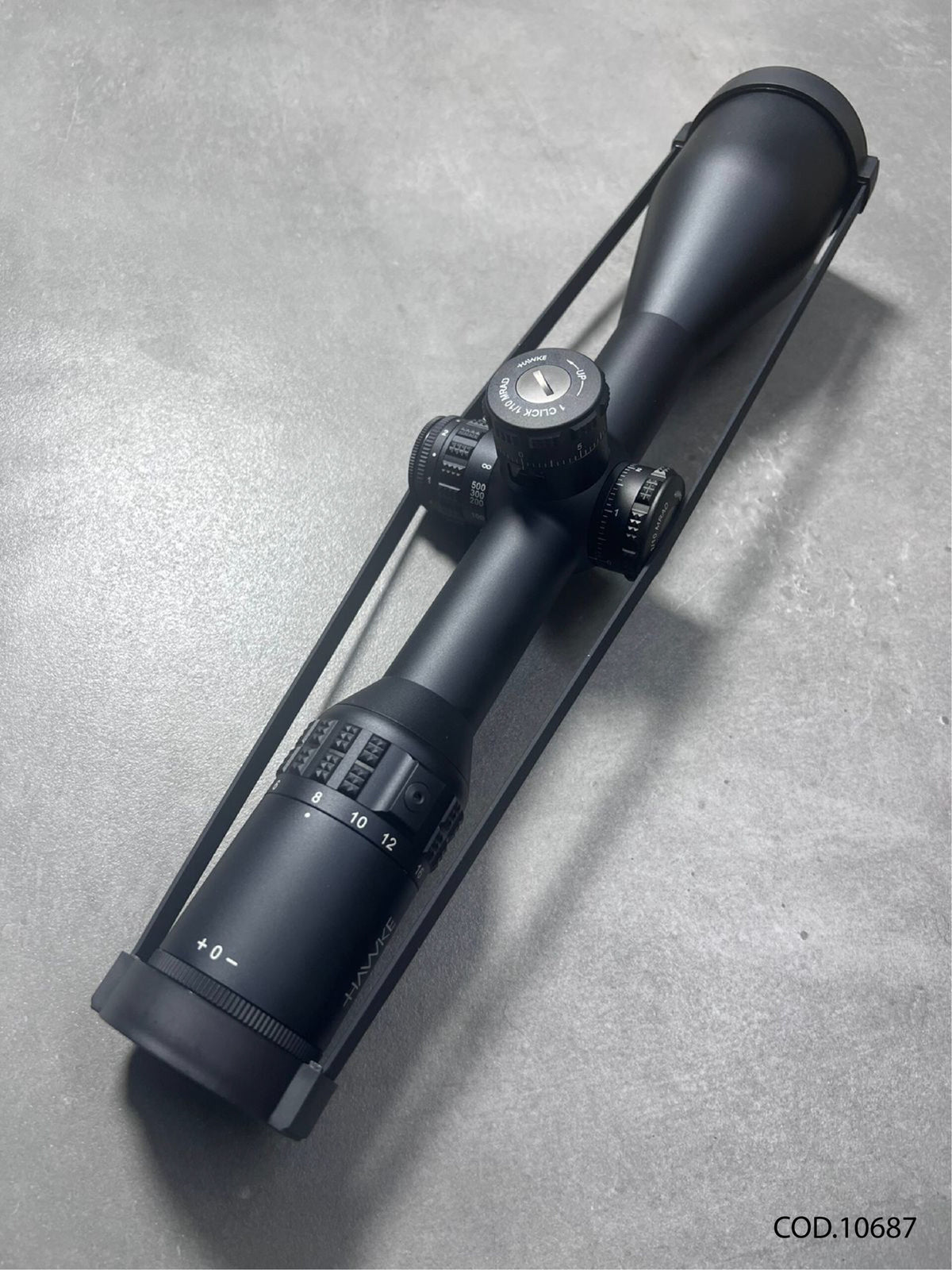 MIRA HAWKE SIDEWINDER 30 FFP 6-24X56, ILLUMINATED HALF MIL RETICLE 30MM TUBE - vista 2