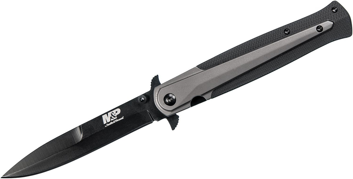 NAVAJA SMITH AND WESSON MP301 M&P DAGGER NYLON BLACK 4 INCH - vista 2