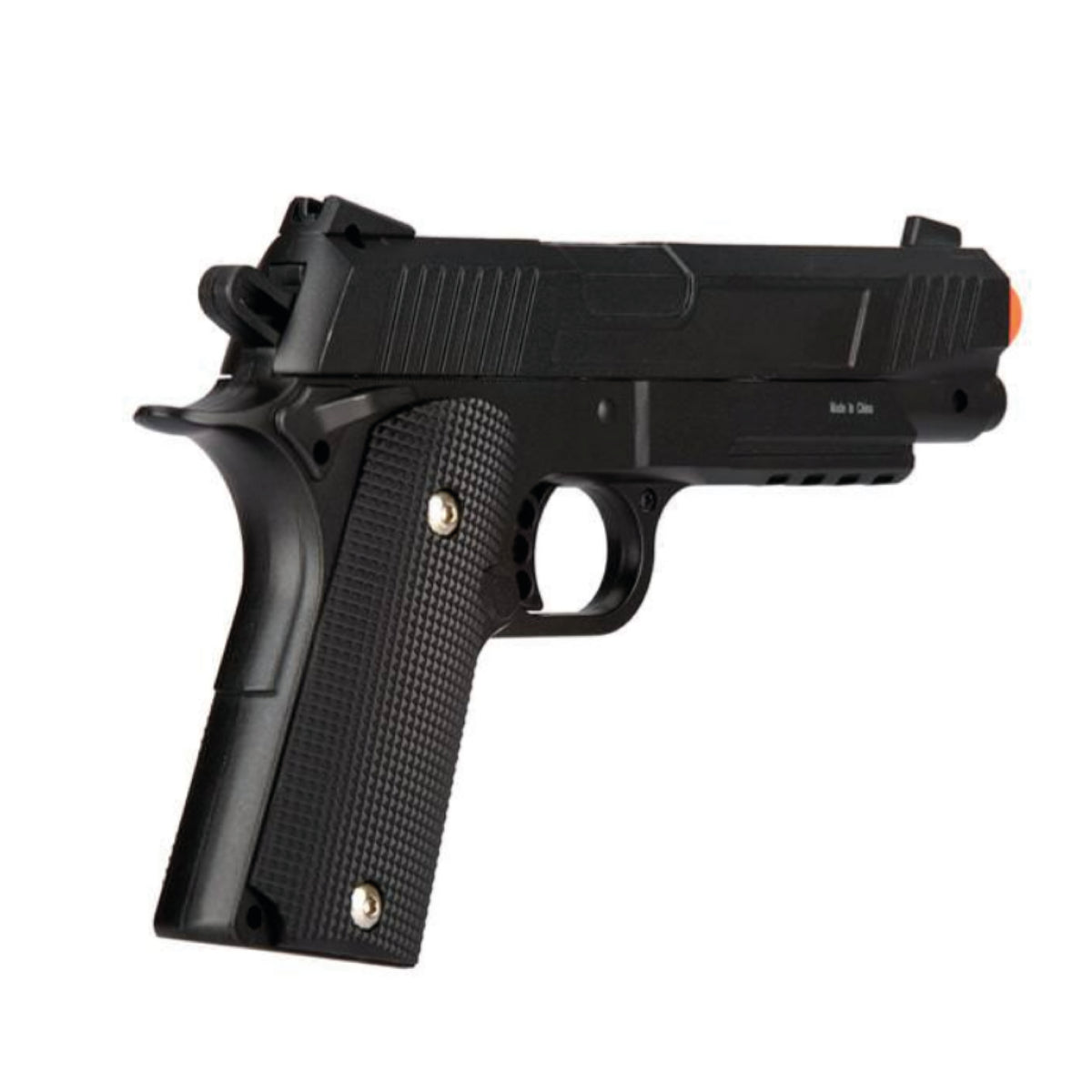 PISTOLA AIRSOFT FULL METAL 1911 BLACK 210 FPS GUN - vista 3