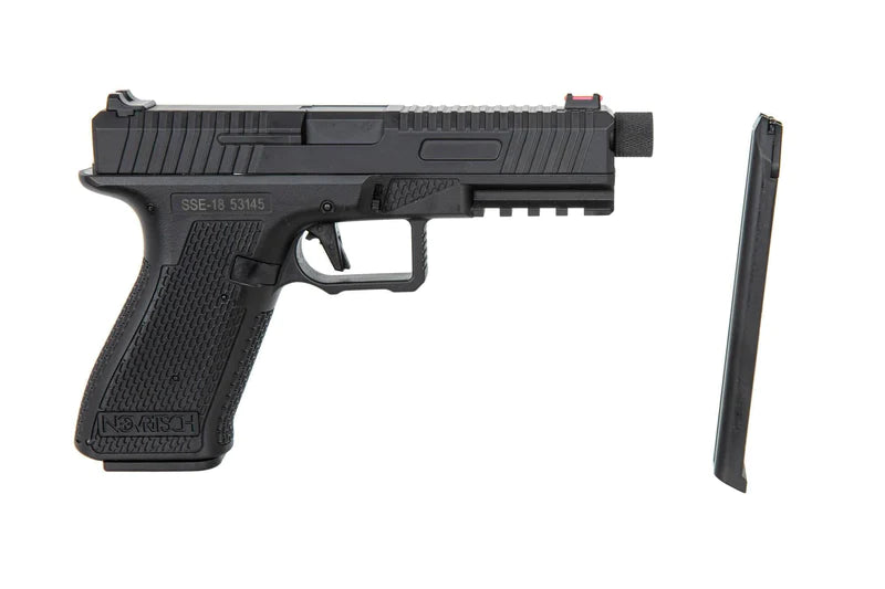 PISTOLA AIRSOFT NOVRITSCH SSE18 FULL AUTO – BLACK - vista 3