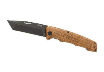 KNIFE WALTHER BLUE WOOD 4