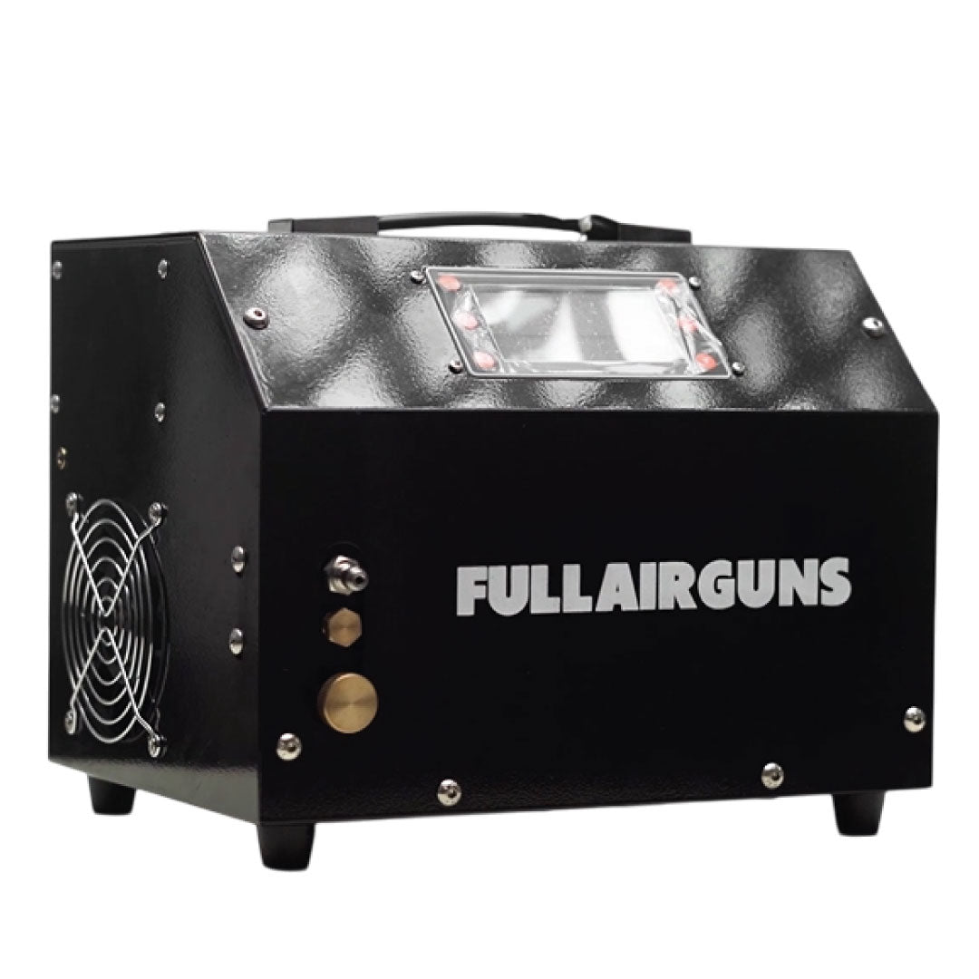 COMPRESOR FULL AIRGUNS 300BAR 12V PCP DIGITAL CONTROL AUTO STOP PORTABLE