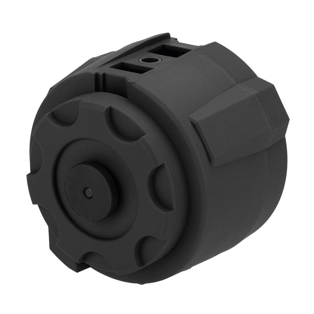 MAGAZINE AIRSOFT 1500RD THUNDERSTORM ELECTRIC WINDING DRUM – BLACK (PID: 68416)
