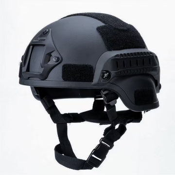 Casco Táctico Ligero con Rieles Laterales y Paneles
