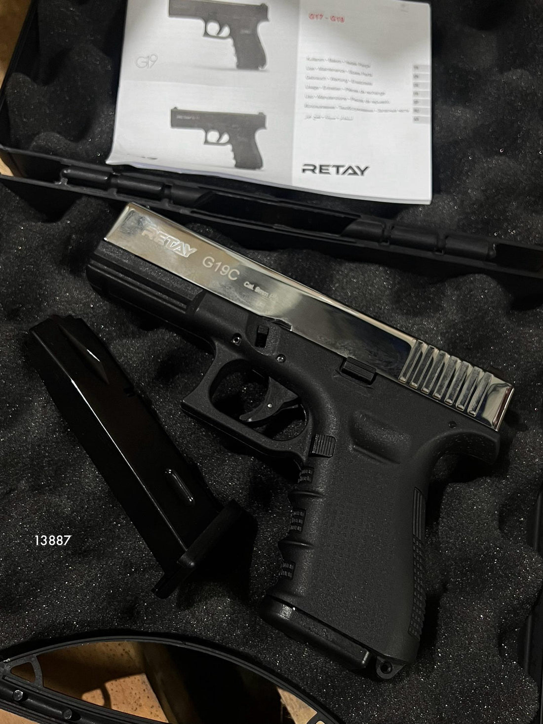 PISTOLA RETAY G19C NICKEL – X2 PROVEEDORES