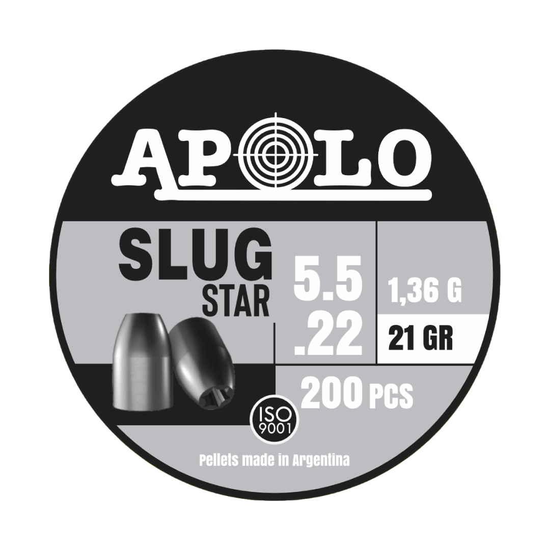 DIABOLOS APOLO SLUG STAR .22X200 21GR