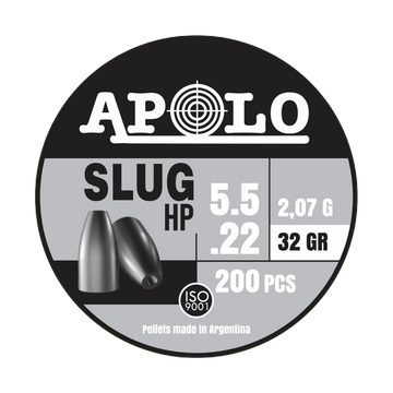 DIABOLOS APOLO SLUG HP .22X200 32GR
