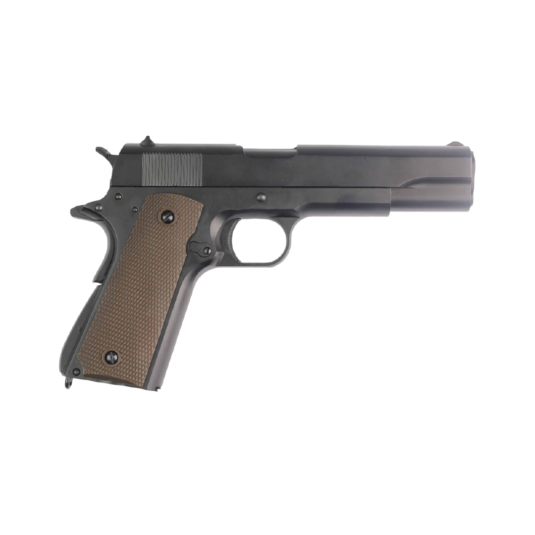 PISTOLA AIRSOFT DOUBLE BELL 1911 FULL METAL GBB GREEN GAS