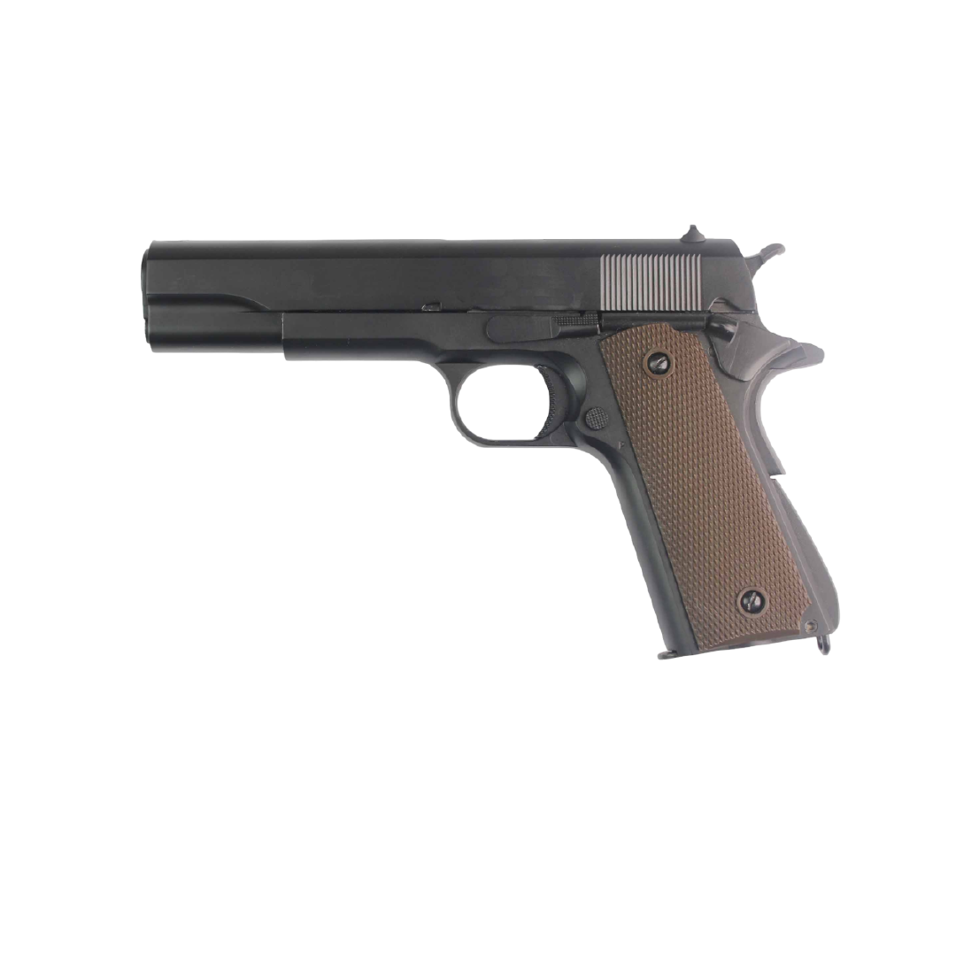 PISTOLA AIRSOFT DOUBLE BELL 1911 FULL METAL GBB GREEN GAS