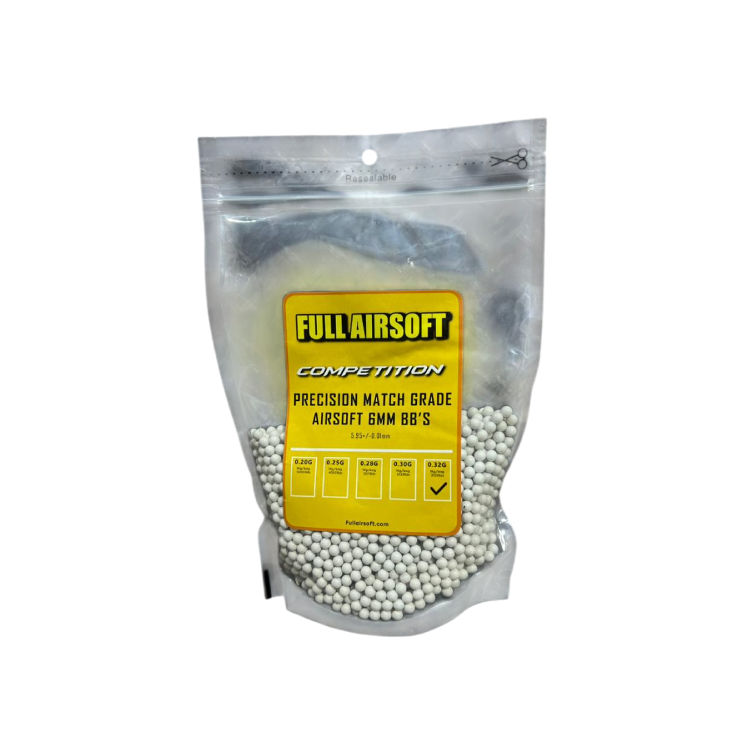 BOLSA DE BBS FULL AIRSOFT COMPETITION 0.32G 1KG/BAG