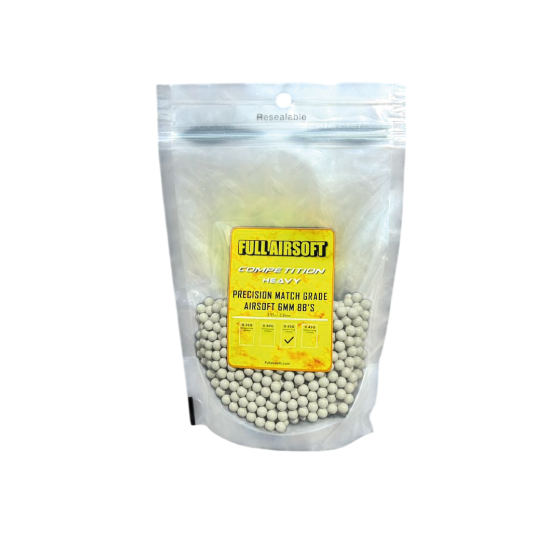 BOLSA DE BBS FULL AIRSOFT COMPETITION 0.43G X1000