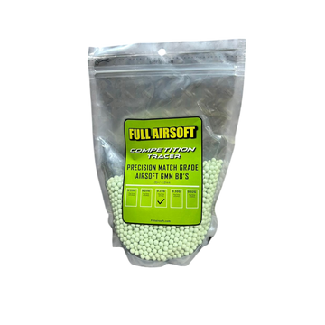 BOLSA DE BBS TRACER FULL AIRSOFT COMPETITION 0.28G 1KG/BAG LIGHT GREEN